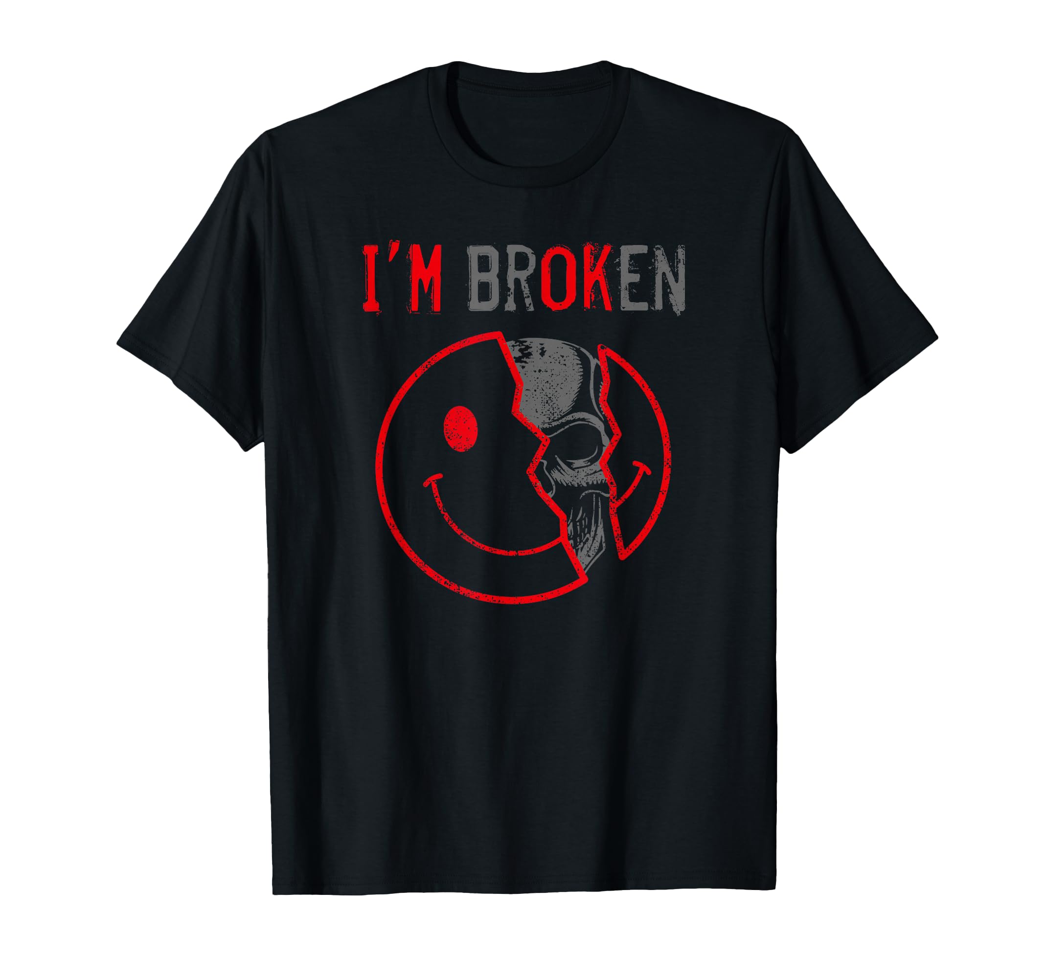 I'm Ok I'm Broken Invisible Illness I Am Ok Broken T-Shirt Small