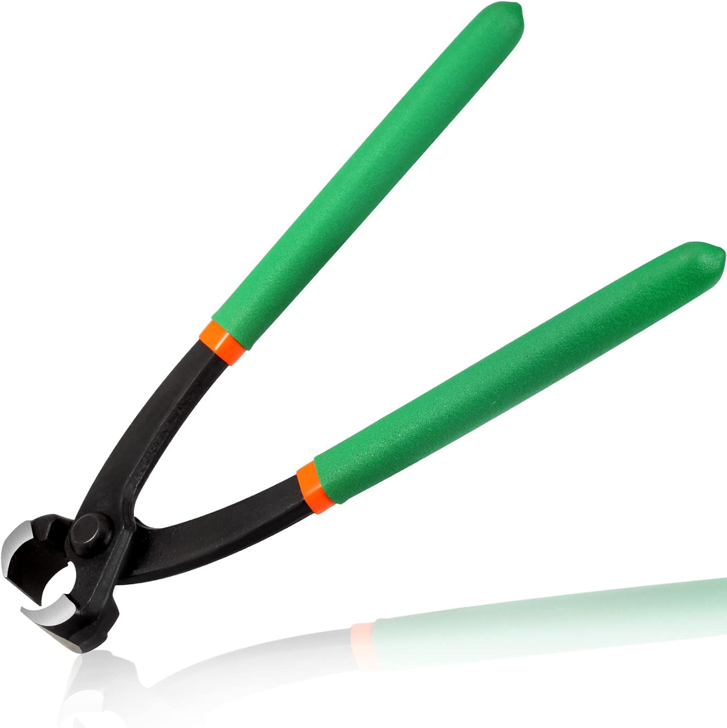 9-Inch Ear Clamp Pliers with Front and Side Crimp Jaws Single Action Side Jaw Pincers Single Ear Hose Clamp Pliers Pincer Crimper Tool for Securing Pipe Hoses and Automotive Use