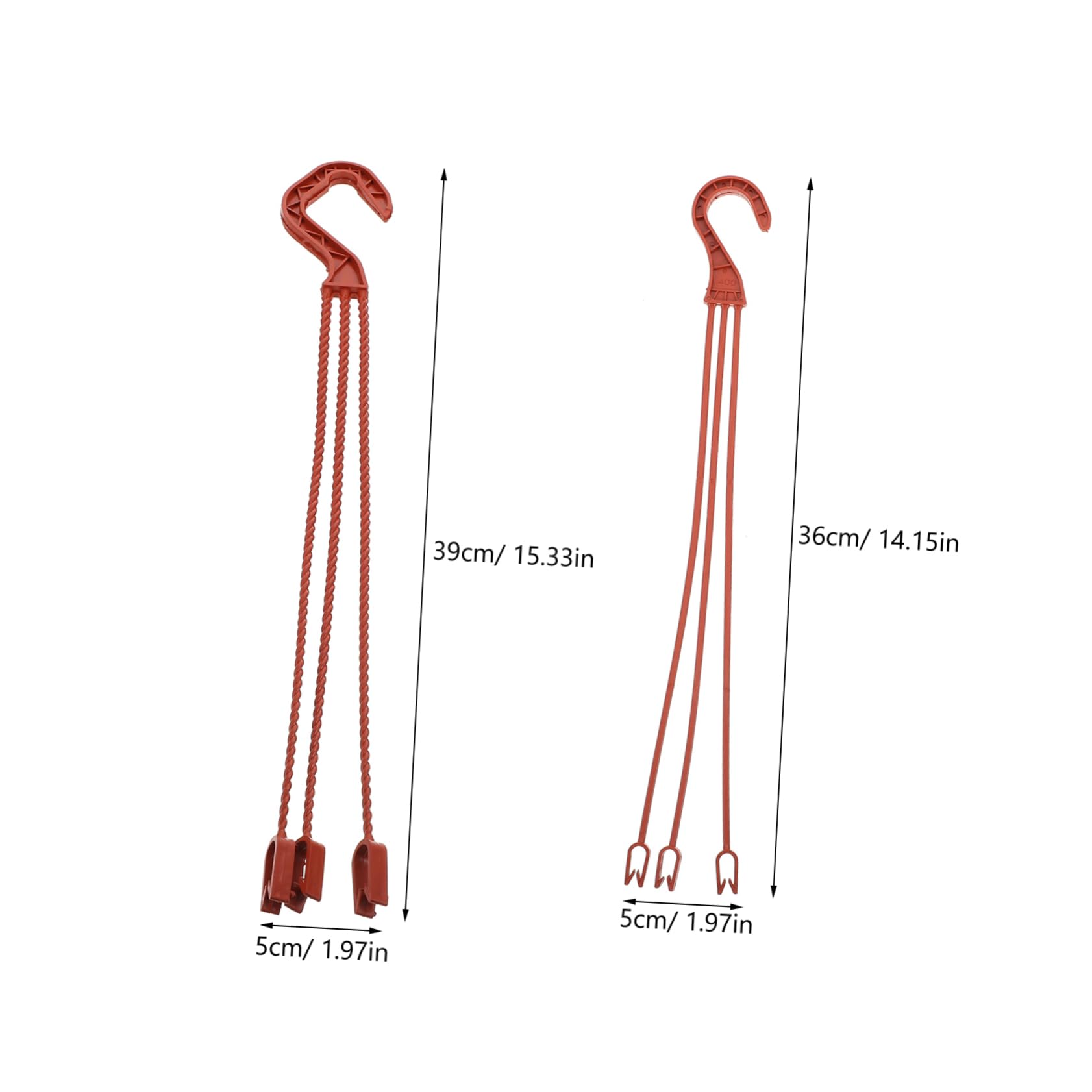 Crochets pour Pot de Fleurs en Plastique, 60 Pièces, Support Pratique