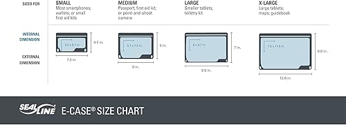 Miniatura 3 de Seal Line E-Case - Funda protectora, color verde jaspeado, tamaño mediano