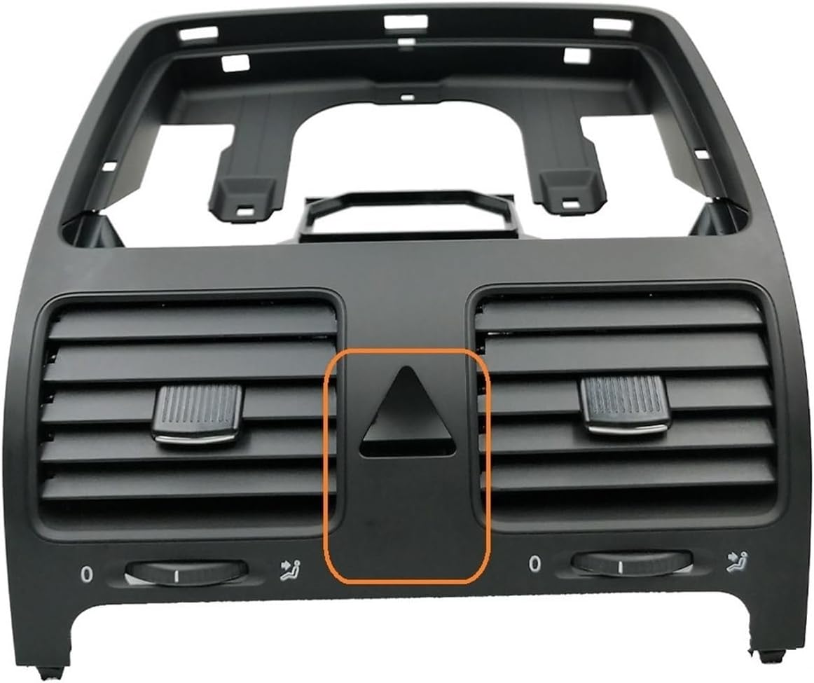 Ruili144 2004-2011 Fit For VW Fit For Jetta MK5 Fit For Golf 5 Rabbit Black Board Car Outlet Vent 1K0819728 1K0819703 1K0819704(Copy B)