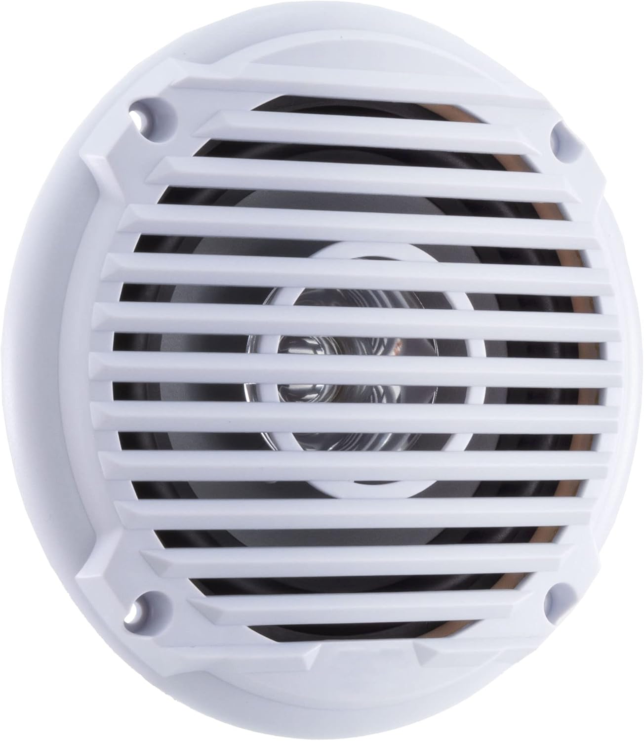 RecPro RV Speakers | Dual Cone Style Speaker | 5.25" Diameter | 1.5" Mounting Depth | White| 2-Pack (White)
