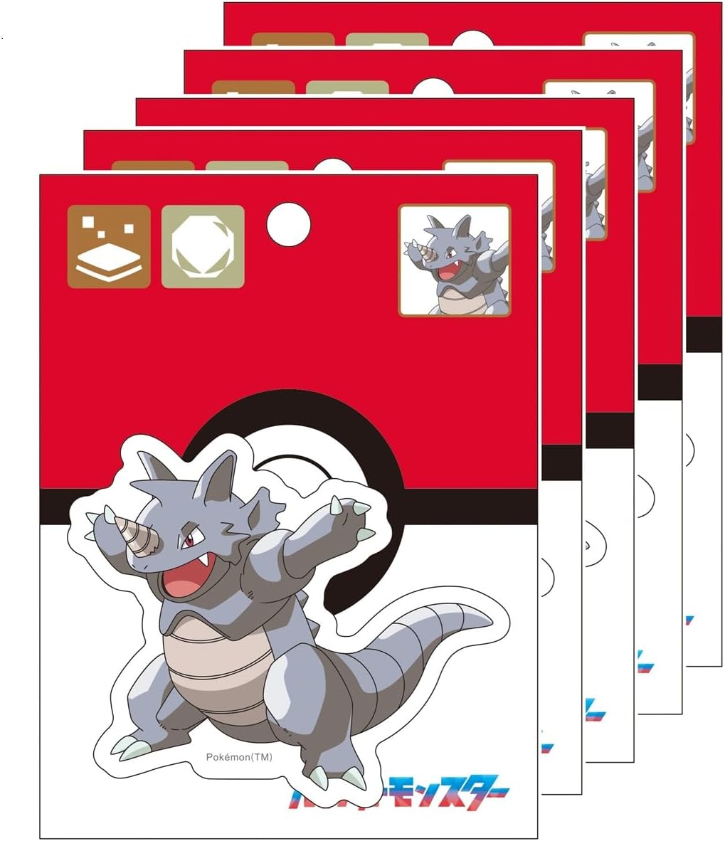 Showa Note Pokemon Sideon Die Cut Sticker Waterproof 5 Pack 792729034 * 5