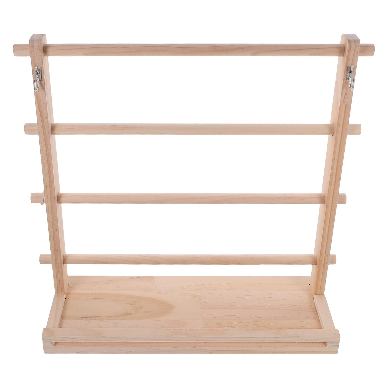 Portacarretes de Cintas de Madera para Manualidades – Estante Organizador para Hilos de Coser y Carretes Grandes, Adecuado para Crochet y Bordado