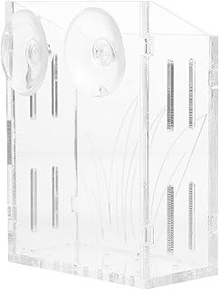 Ipetboom Vaso de aquário para aquário de peixes suporte de plantas para aquário copo de plantio de aquário copo de acrílico para plantas aquáticas transparente