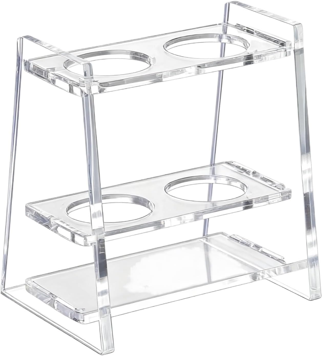 Tube Rack 4 Pcs Laboratory 2 Holes Test Tube Rack Organizer Holder Science