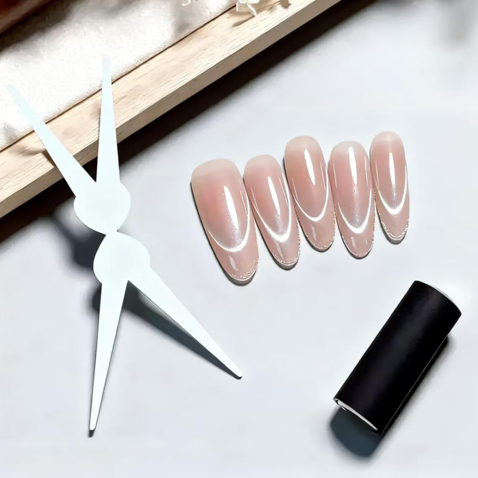 Magnete per Smalto | Doppia Testa Portatile per Unghie | Strumento Magnetico Manicure - Per Principianti Party Casa Studio Viaggio