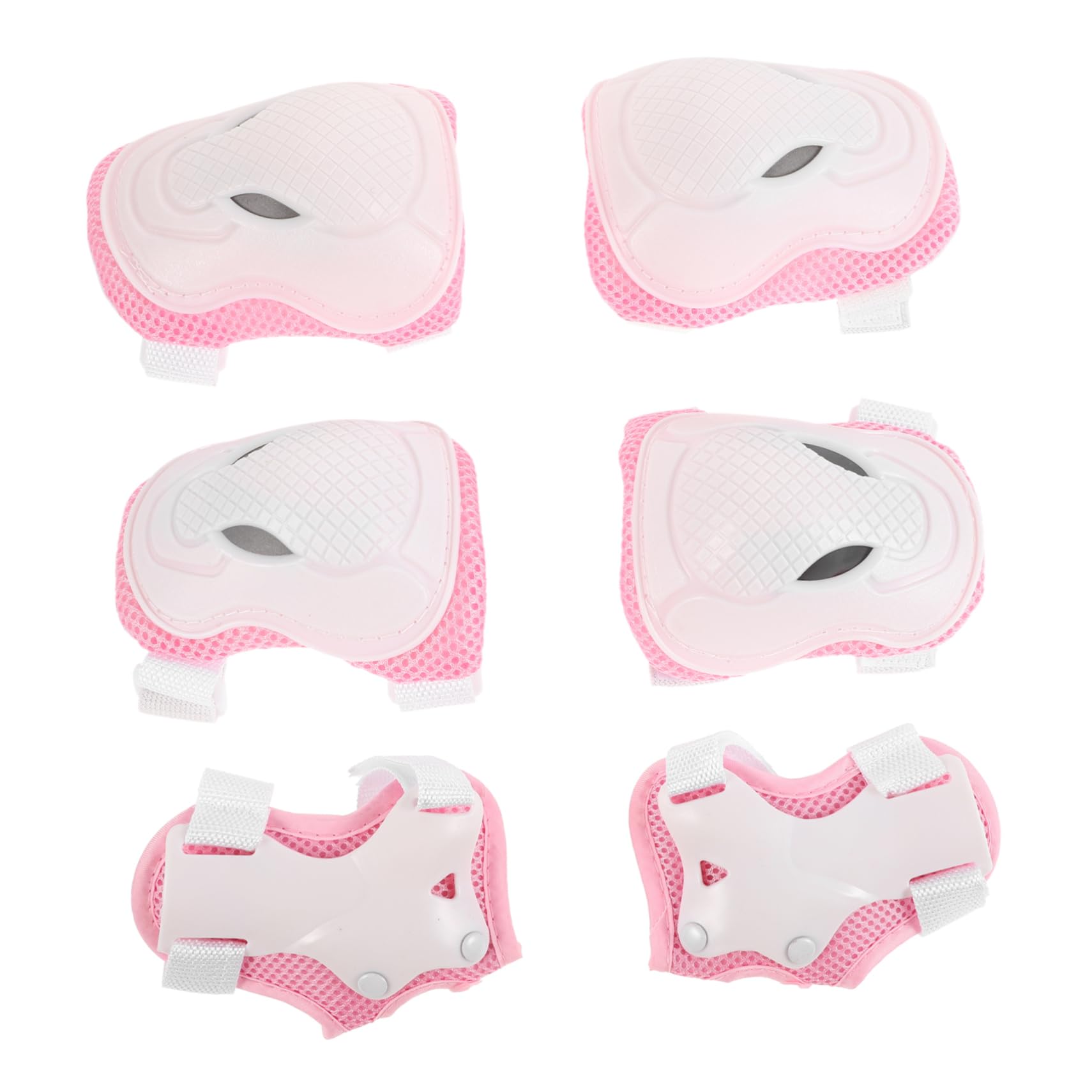 Abaodam Roller Skating Cycling Safety Gear Set 6pcs Kit Elbow Wrist Knee Pads for Boys and Girls Comfortable Protective Gear