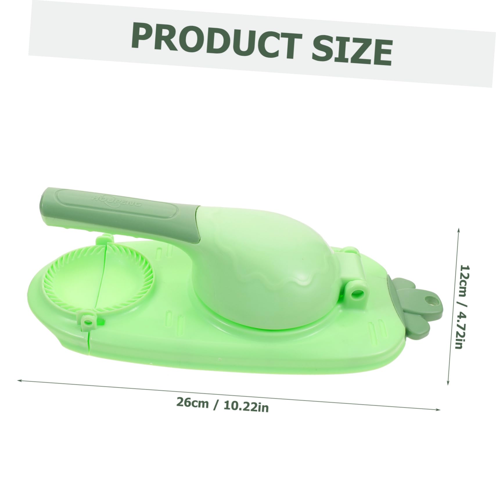 PRETYZOOM Dumpling Maker Press 1 Set Dough Pressing Tool Non-stick Surface Kitchen Gadget