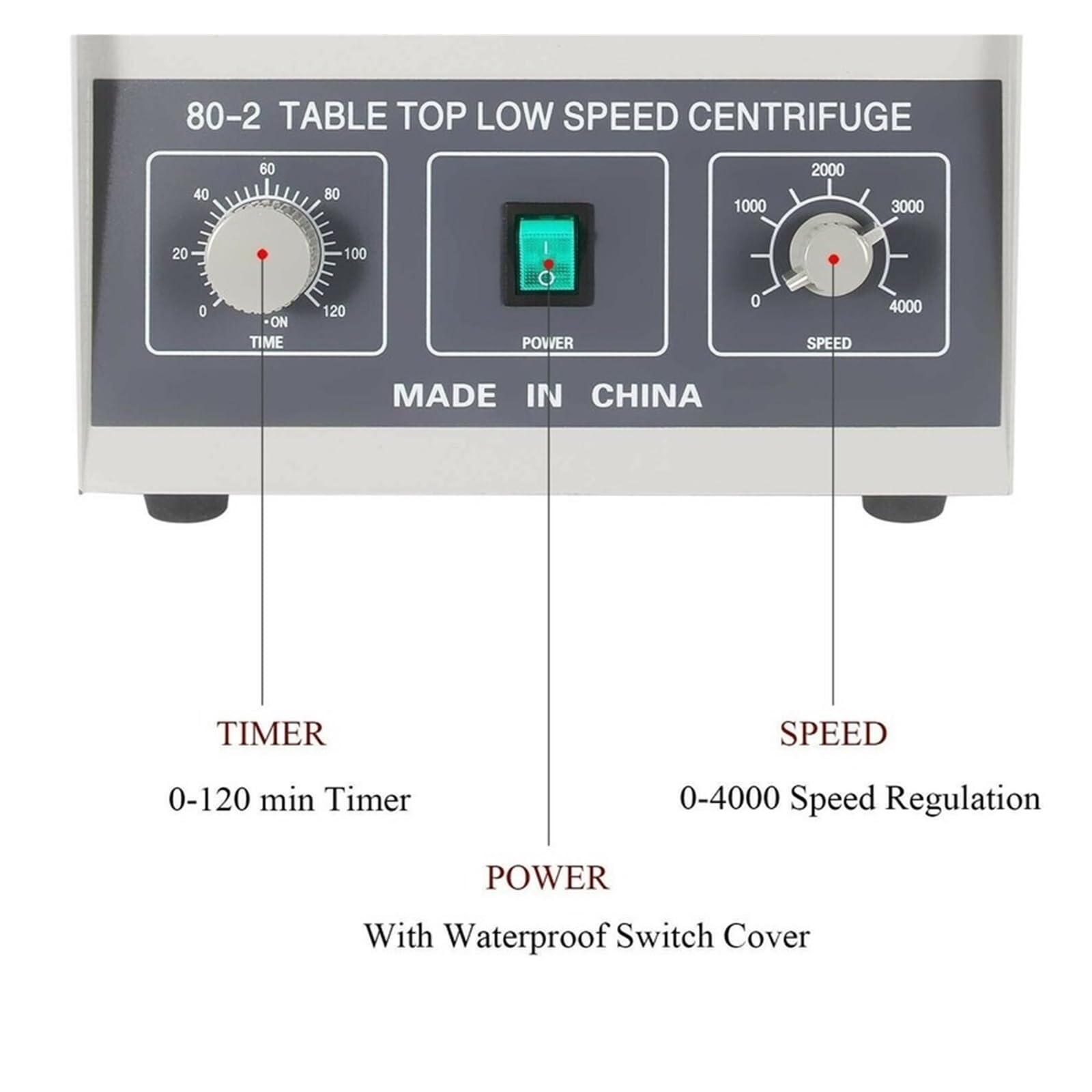 80-2 Macchine Centrifughe A Centrifuga 4000rpm Con I Tubi 12x20ml 2325xg For Il Laboratorio Chimico Biologico 'ospedale,prodotti di laboratorio e scientifici