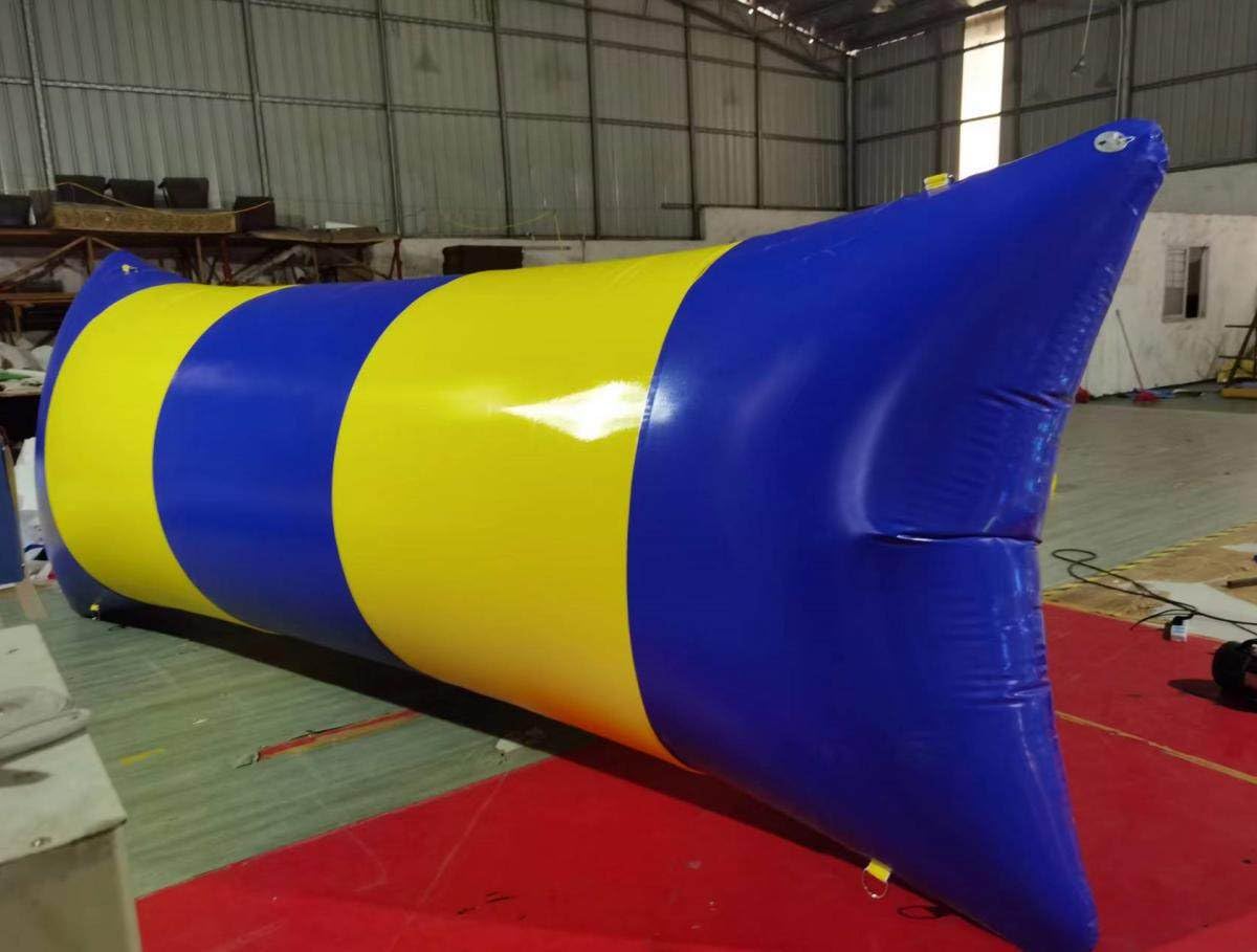 Bolsa inflable de agua para saltar al aire libre, catapulta de PVC para todas las edades, incluye bomba de aire