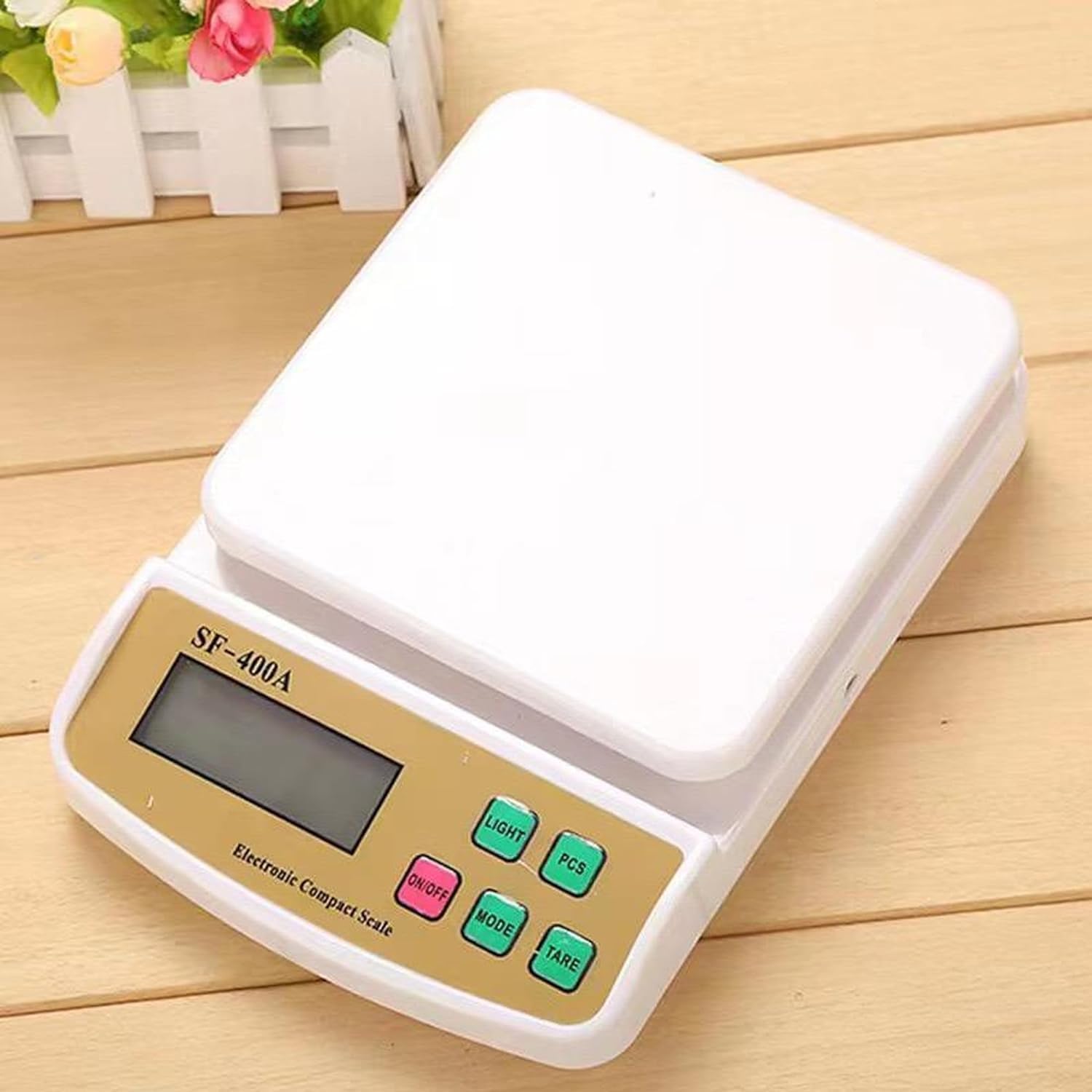 ROUMYKS Electronic Kitchen Digital Weighing Scale with Tare Function (10 Kg-SF 400A) - White-image-38