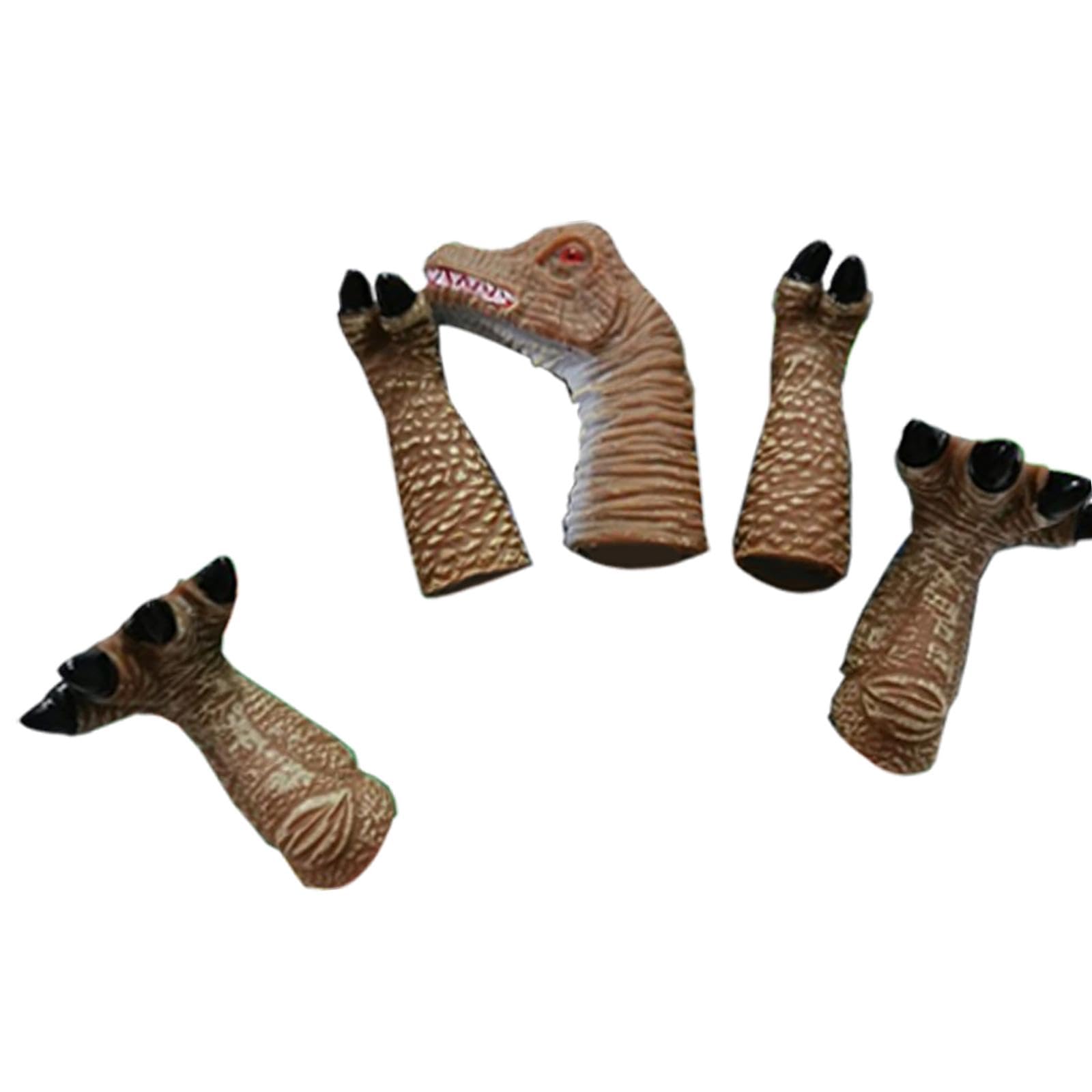 ATORSE 5 Pieces Dinosaur Finger Puppets Toys Finger Dolls for Kids Children Brachiosaurus - Learning & Educational Toy, Early Learning, Brain Activity, Gift for 1, 2 Years Old Boys & Girls-image-49