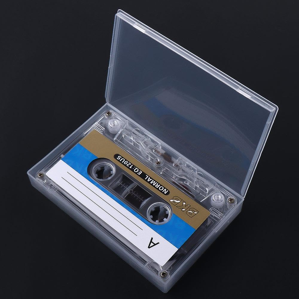 Cassette vierge magnétique 60 minutes (1 pièce, blanc)