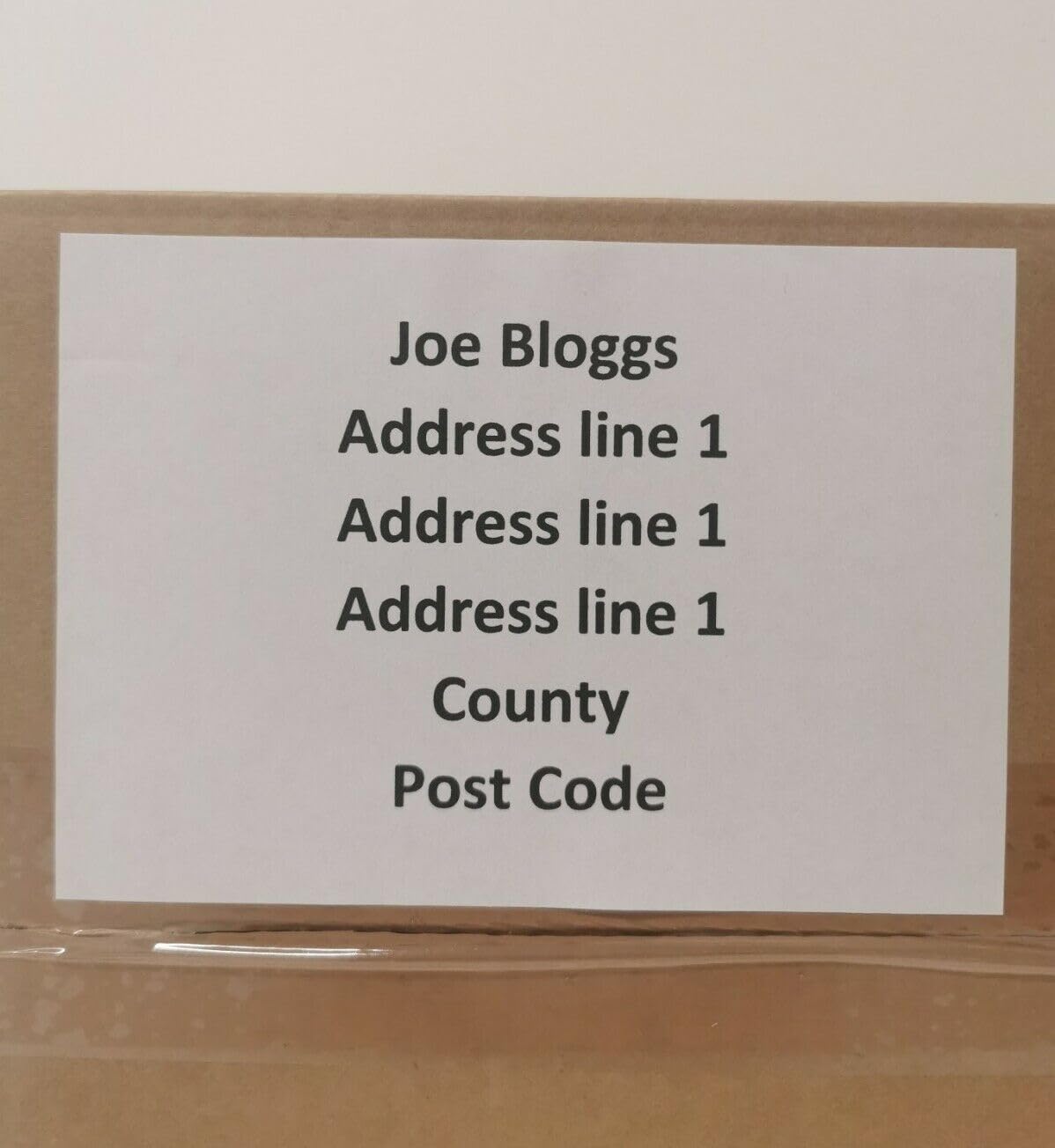 A6 British Made White Matt Self Adhesive Paper Blank Stickers Parcel Address Sticky Labels Sheets (1000)