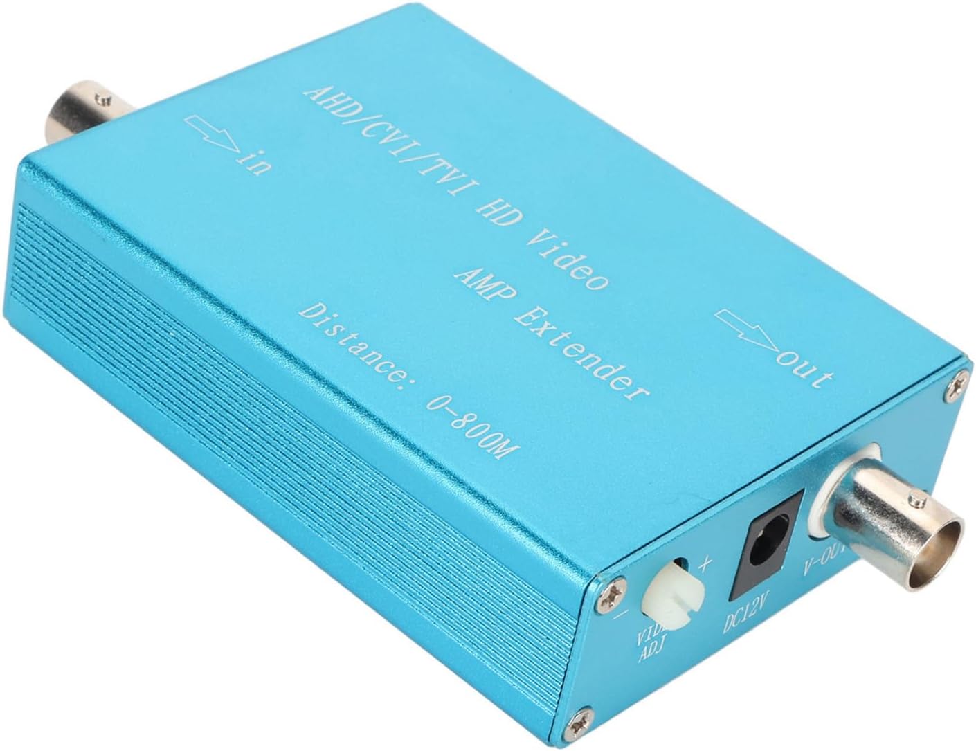 AHD CVI TVI High Definition Video Amplifier, Video Amplifier, Aluminum Alloy Case, Lossless High Definition Image, 2624.7ft Range