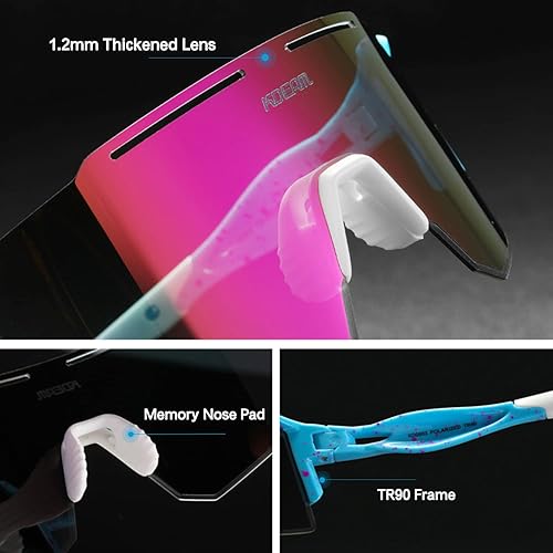 Miniatura 3 de IKTOD Jóvenes Hombres y Mujeres Gafas de Sol, Niños Béisbol Ciclismo UV400 Anti-Ultravioleta Deportes Gafas de sol al aire