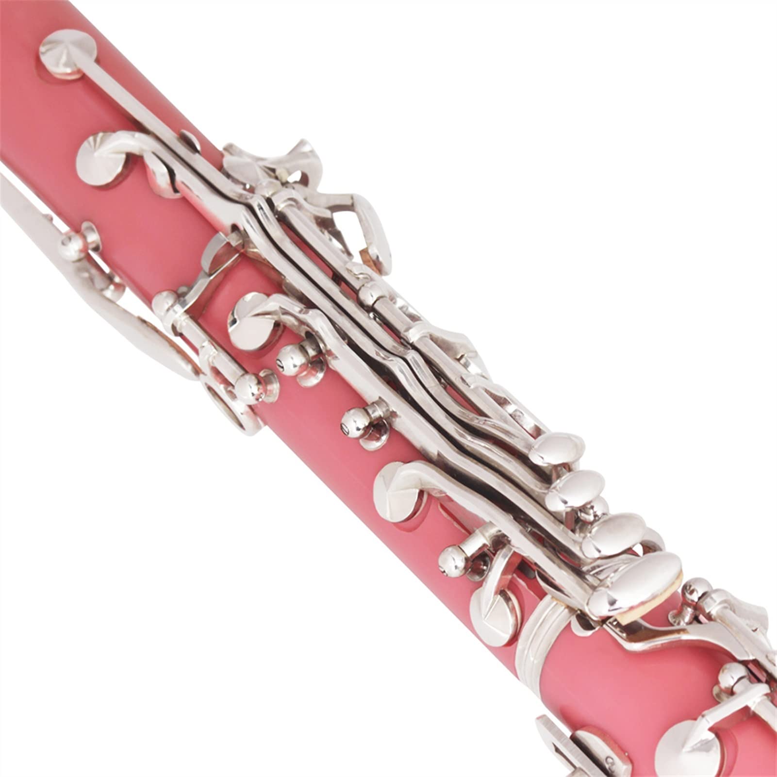 Professionelle Klarinette 17 Key Clarinet Bb Tone Tune Rosa Bakelit Klarinette Holzwind Instrument Zubehör Klarinette