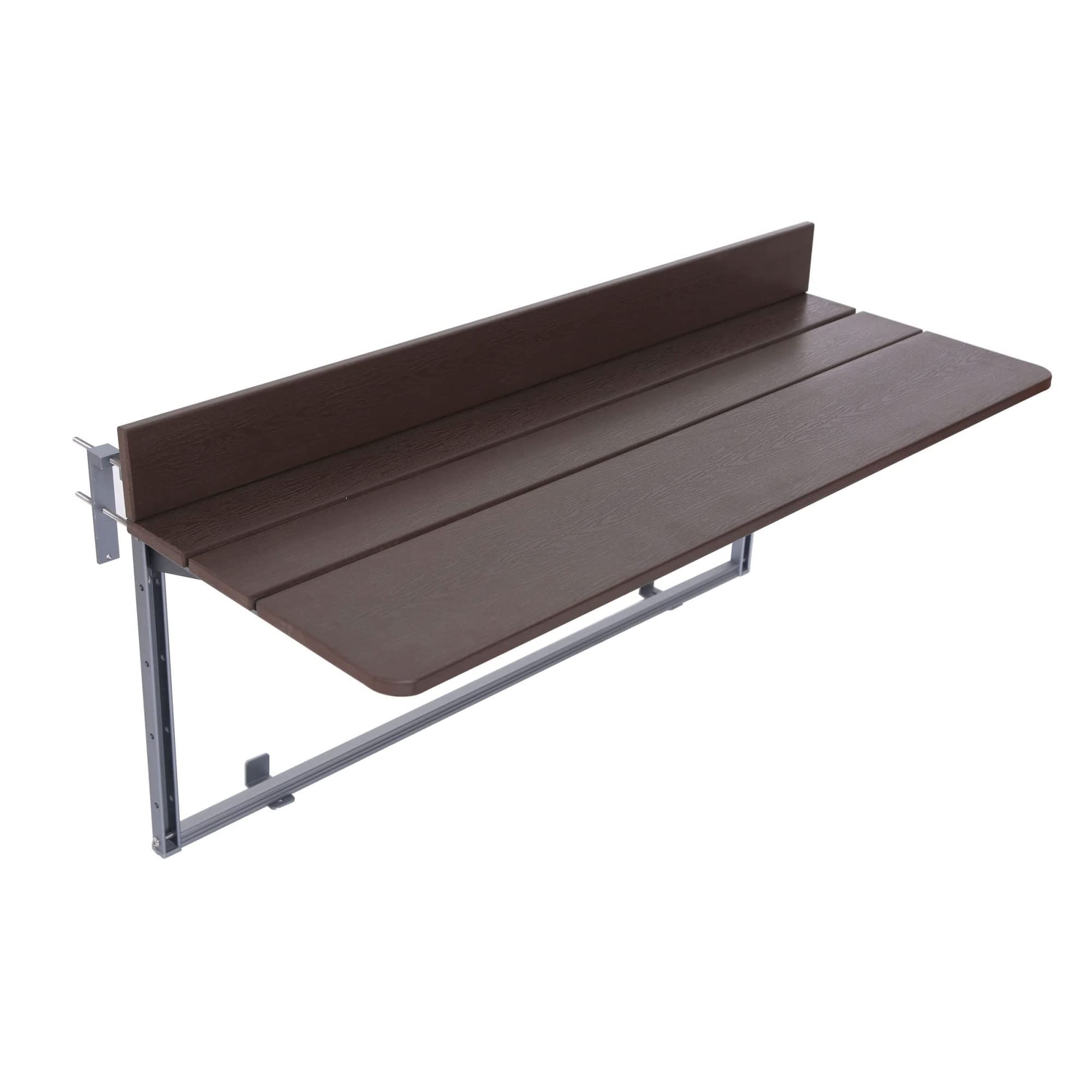 Tables d'appoint d'extérieur suspendues avec plateau réglable en hauteur