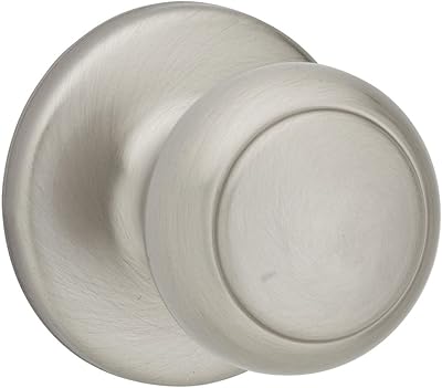 Kwikset Cove Hall/Closet Knob in Satin Nickel