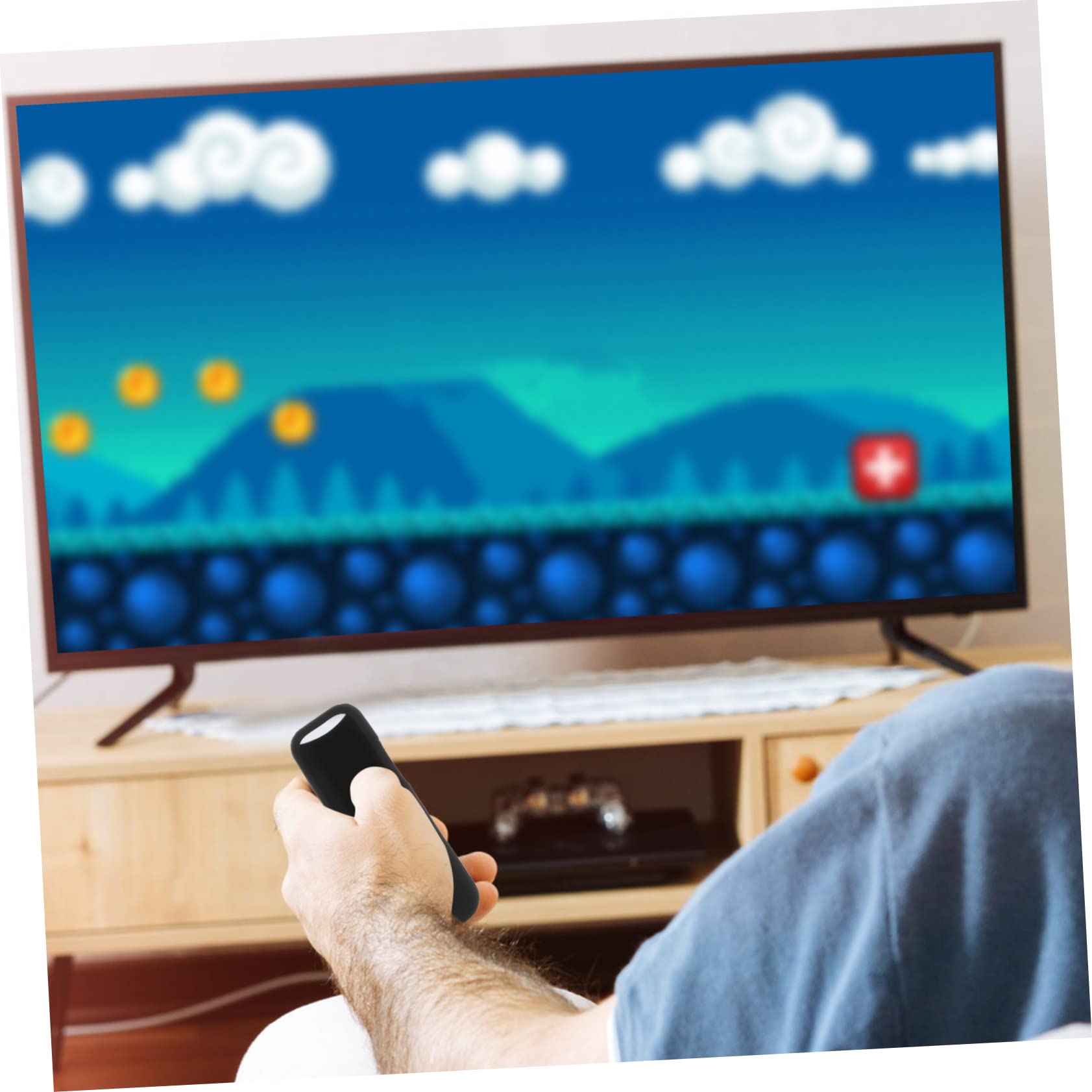 2pezzi Custodia Per Telecomando in Silicone Protettivo Antiurto Da Apertura Per Non Adatta Per Controller Tv