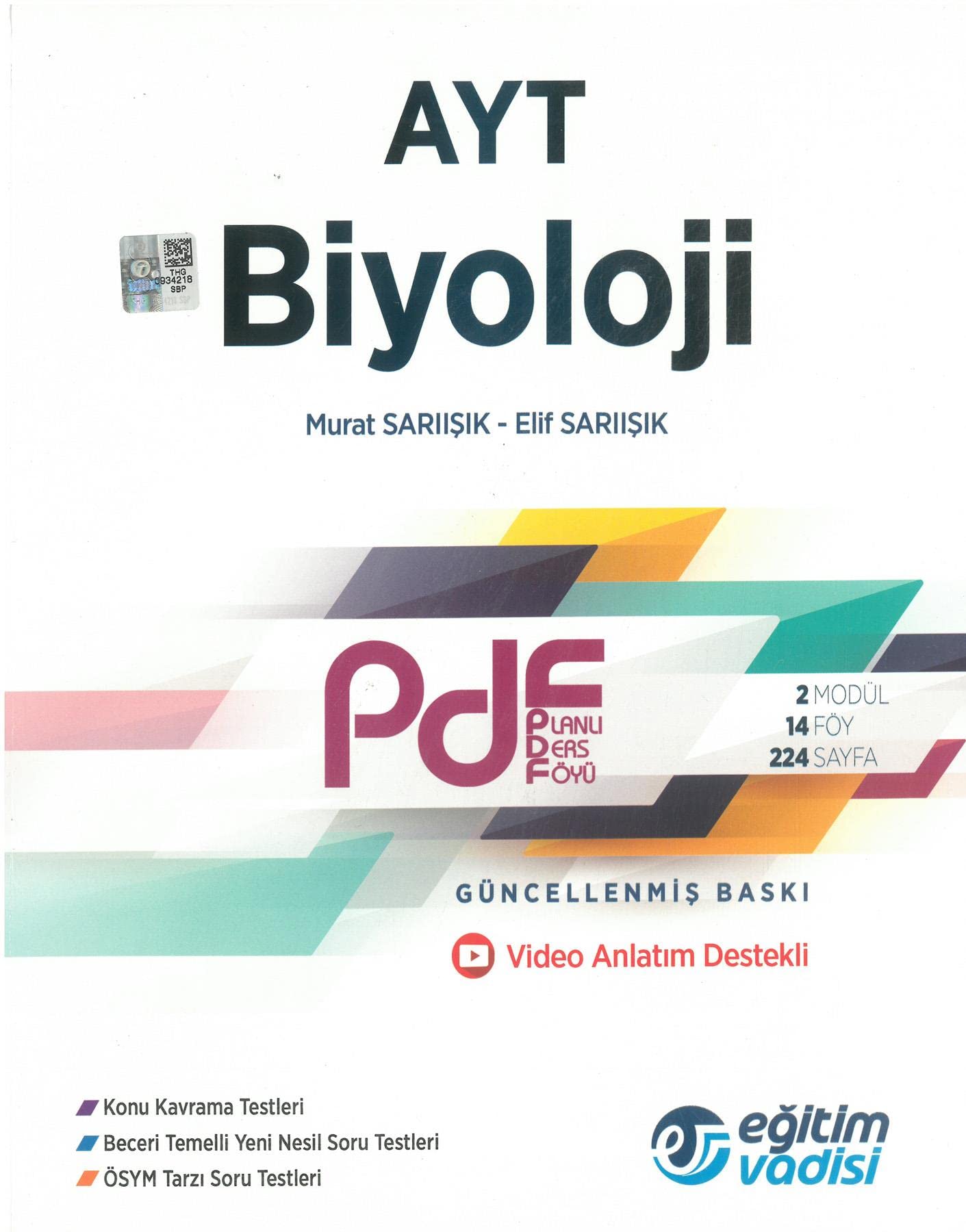Eğitim Vadisi AYT Biyoloji PDF