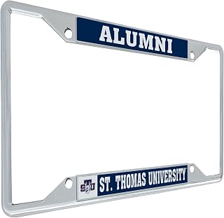 Desert Cactus St. Thomas University Car Accessories Bobcats Metal License Plate Frame and Tag Holder for Front or Rear of Car (Alumni)