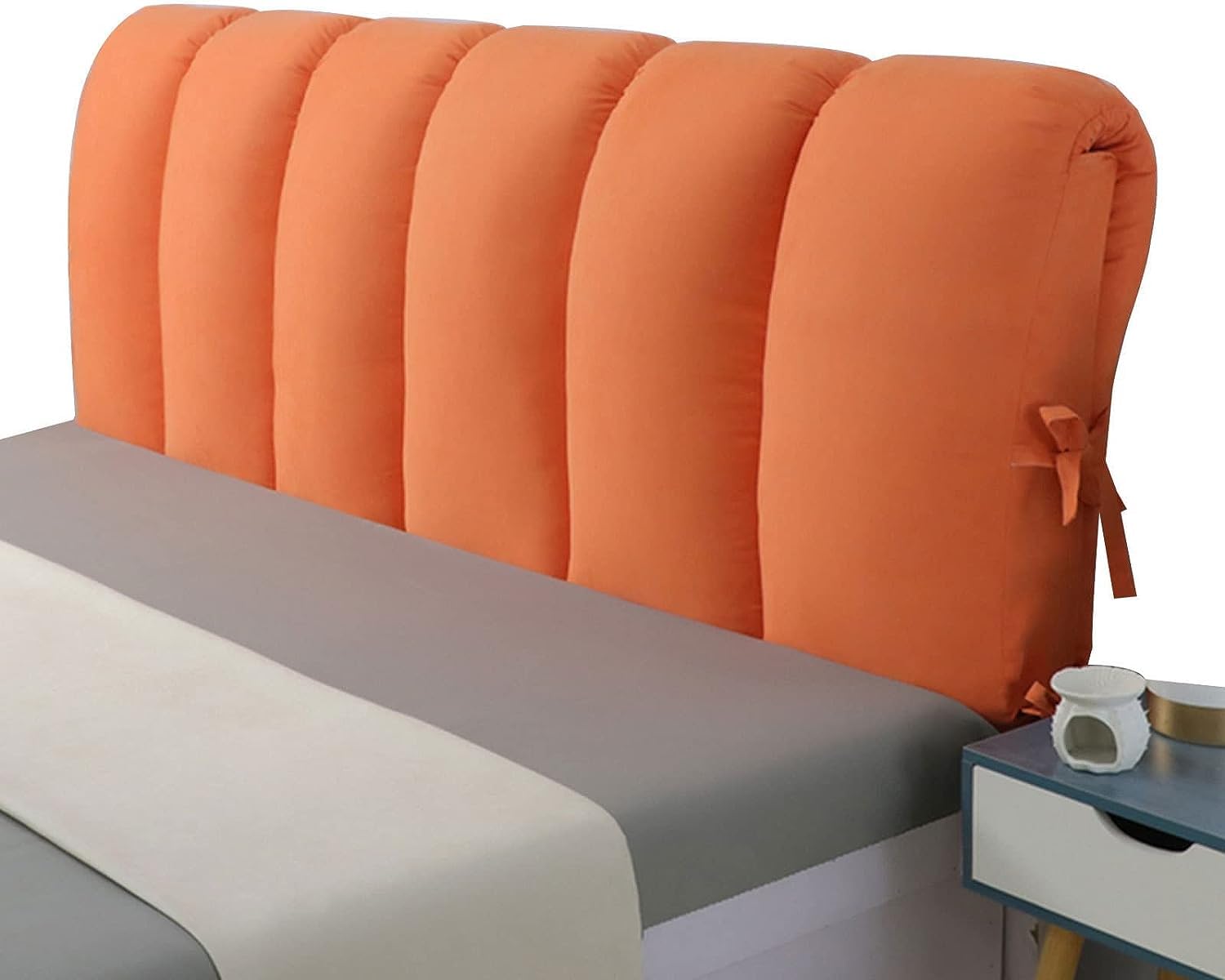 Cojín de cama tamaño king anticolisión y suave para camas de madera de 120x50 cm