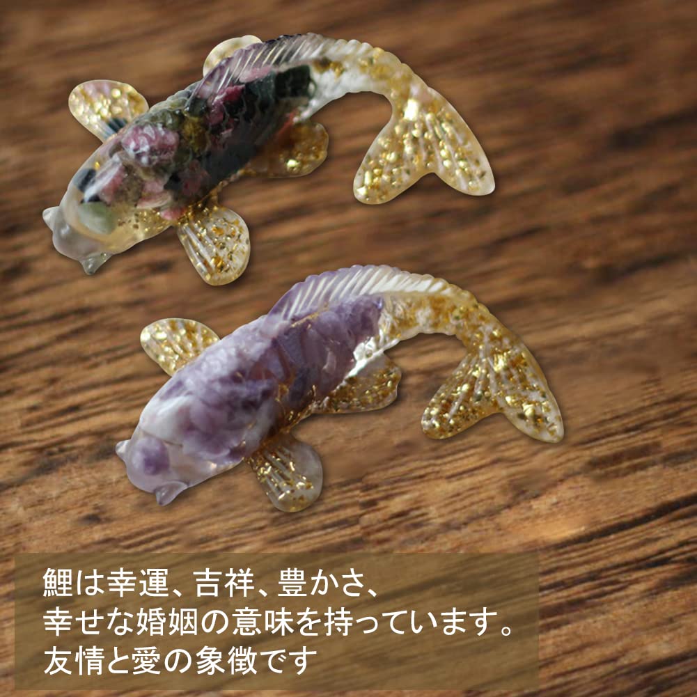 鯉の置物　オブジェ　富と幸運　金運　魚 鯉の置物オブジェ富と幸運金運魚