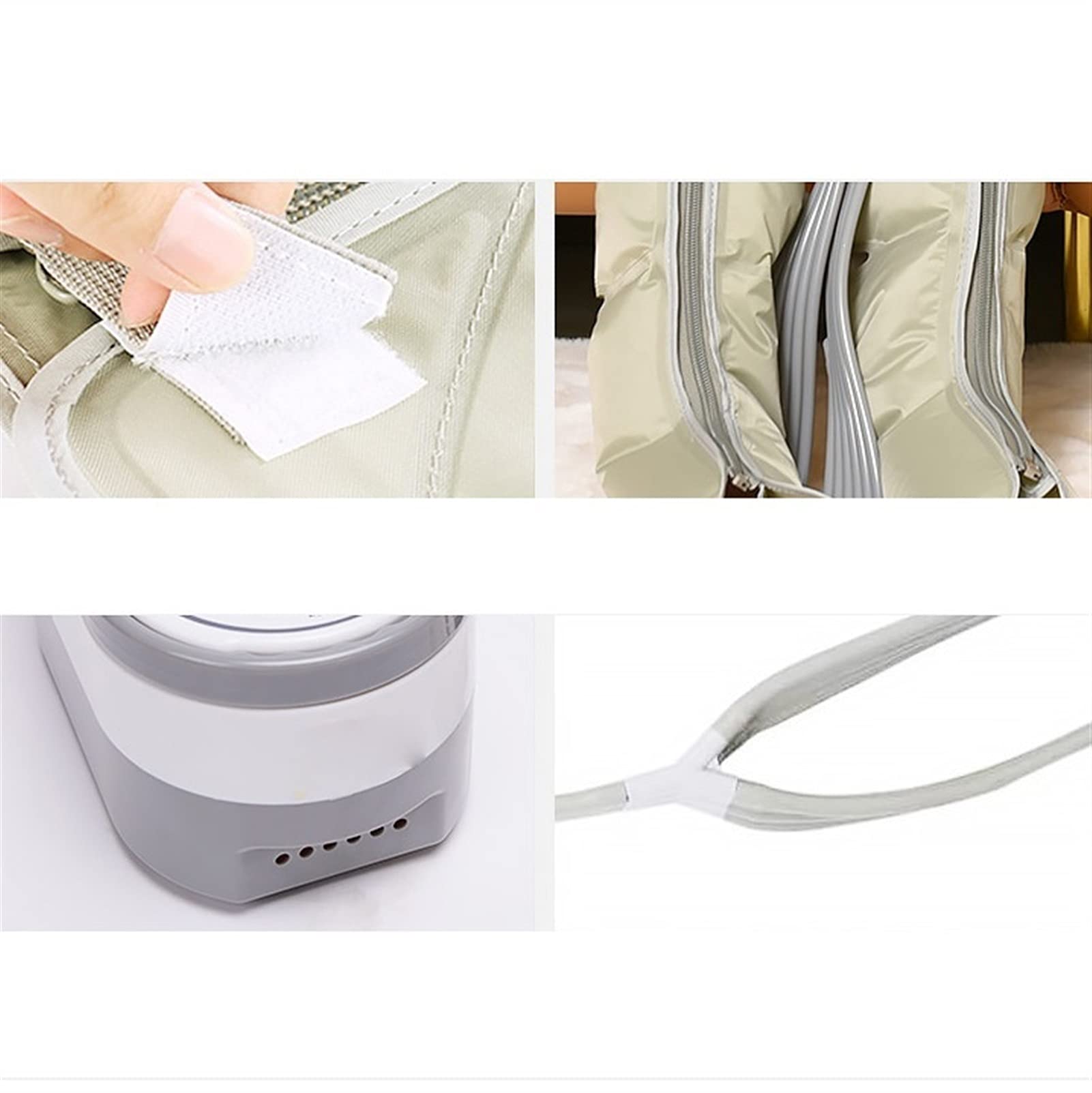 Masajeadores eléctricos para pies, masajeador de compresión de Aire para piernas, linfático y de circulación sanguínea, Botas de recuperación, para Aliviar El Dolor