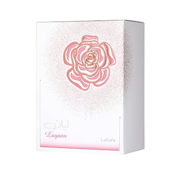 Lattafa Layaan Fruity, Floral, Woody, Musky Eau de Parfum Spray Long-Lasting Fragrance for Women, 2.53 Ounce / 75 ml