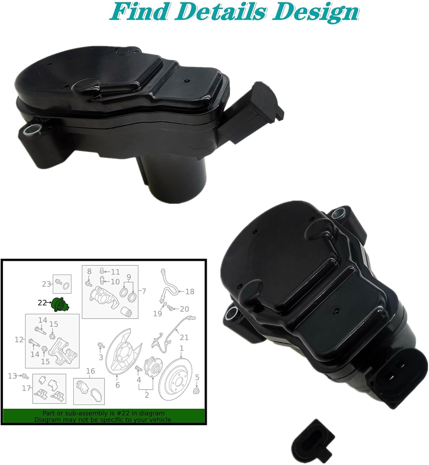 Parking Brake Actuator Compatible with Mazda CX-5 2016 2017 CX-9 2018 2019,Parking Brake Motor Adjust Actuator Replace KA0G-26-8EXA