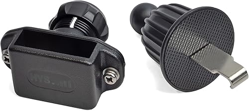 Miniatura 7 de HYS Soporte para cinturón de radio de 2 vías, soporte para automóvil, gancho de acero, soporte de ventilación de aire para Motorola, BaoFeng, Yaesu,
