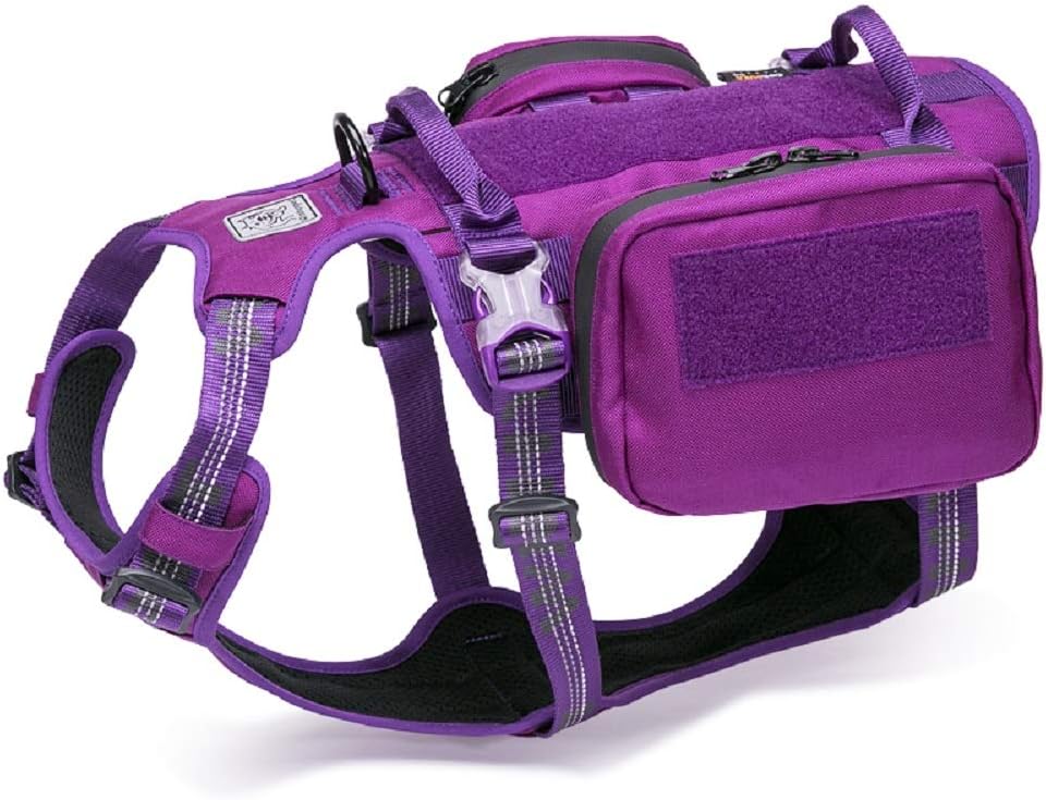 Chai's Choice - Rover Scout High-Performance Tactical Backpack - Dog Harness with Dupont Cordura Waterproof Fabric and MOLLE…