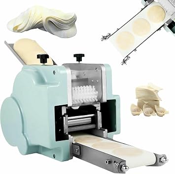 Dumpling Maker Machine, Electric Dough Sheeter with Round Mold, High-Speed Dumpling Skin Maker, 50-60 pcs/min, 8.5cm