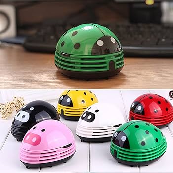 Amazon | 卓上クリーナー てんとう虫 消しカスクリーナー 卓上