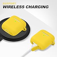 Vista 92 de Funda para AirPods Pro con kit de limpieza, funda de silicona suave para Apple AirPod Pro de 1ª/2ª generación, accesorios de funda AirPods Pro/Pro 2