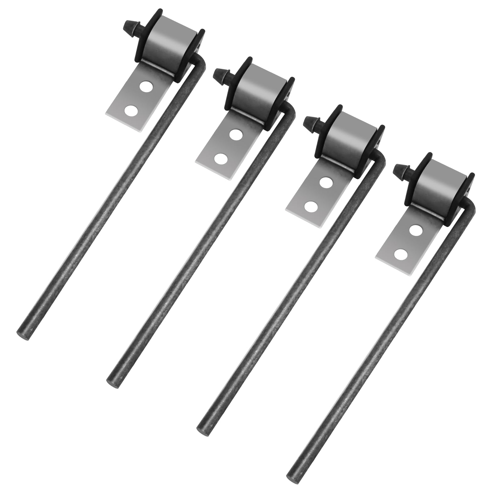 LCGP 4 Pack Exhaust Bracket Hanger Heavy Duty Exhaust Hanger Rods Universal Use Exhaust Hanger 3/8" Rod 10" Long