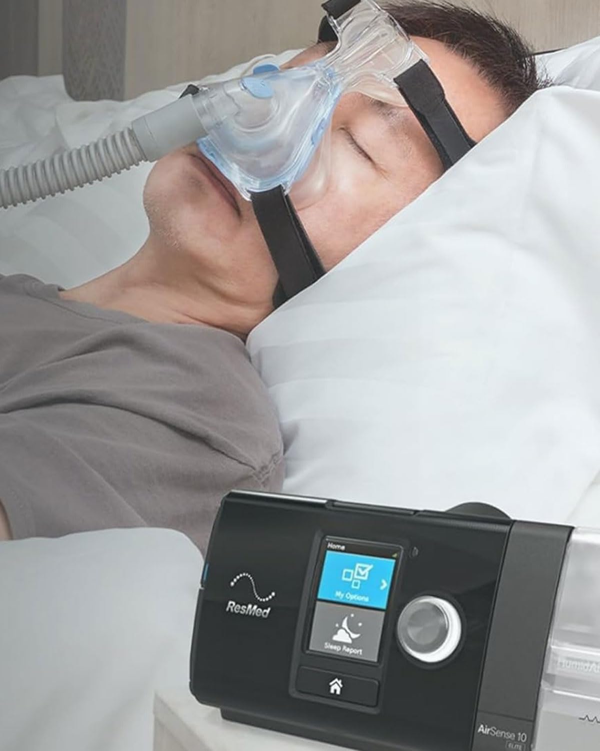20 sztuk filtrów Premium CPAP do ResMed AirSense 10/11, AirCurve 10, S9 & Löwenstein Prisma Smart – ochrona przed drobnym pyłkiem, filtr pyłkowy, higieniczne jednorazowe filtry do urządzeń
