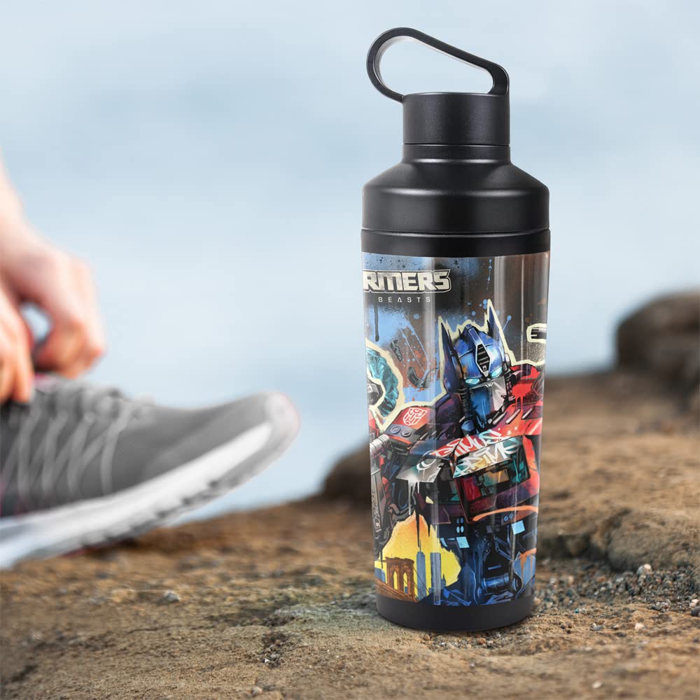 Transformers Insulated Water Bottle – 18 Oz Stainless Steel, Leak Resistant, Vacuum Insulated - View #7