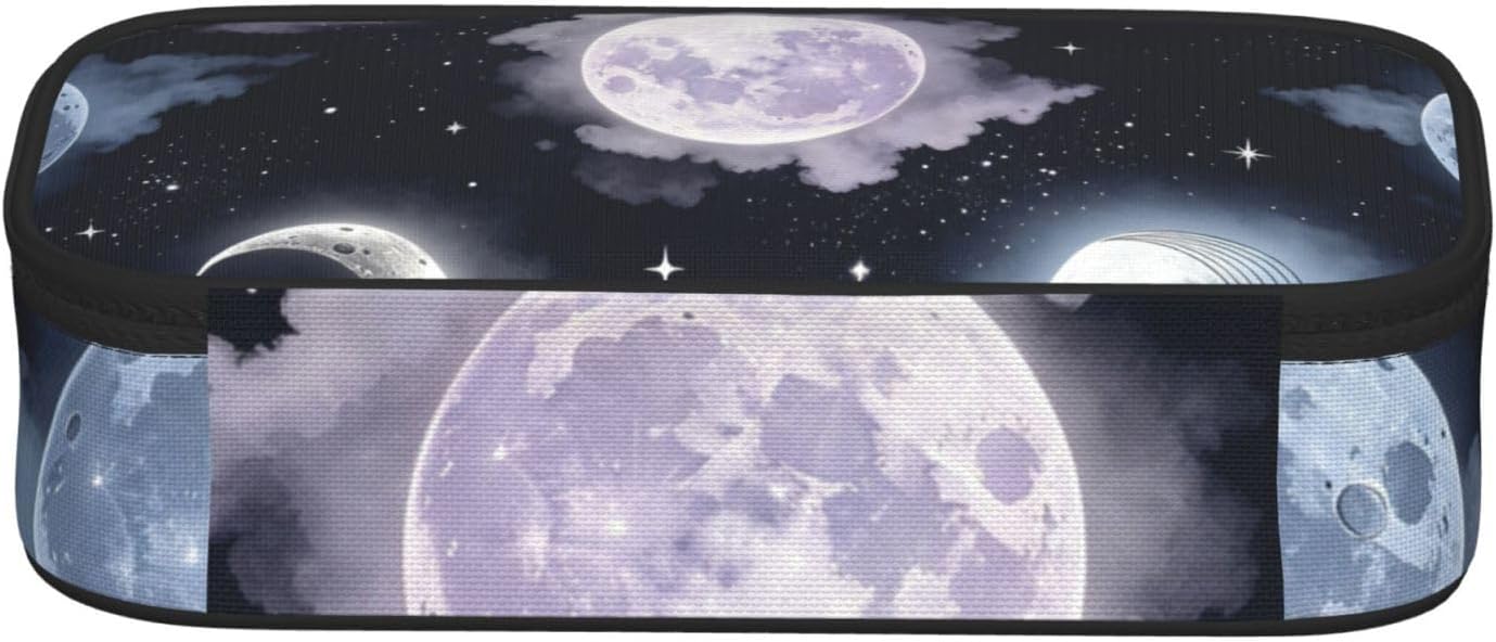 bright moon Full-print Multifunctional Pen Organizer Storage Pouch image 3