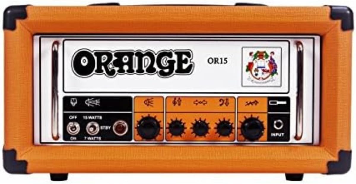 Orange OR15H Guitar Valve Amplifier H ead - Tube Amp Head for Electric Guitars