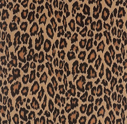 Self Adhesive Thick Vinyl Decorative Leopard Shelf Liner Contact Paper For Cabinets Dresser Drawer Furniture Walls 15.7X117 Inches #TOP3