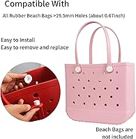 Vista 3 de Reemplazo de botones de bolsa de playa, accesorios Simply Southern para bolsa, remaches de repuesto para bolsa de playa para correa de mango