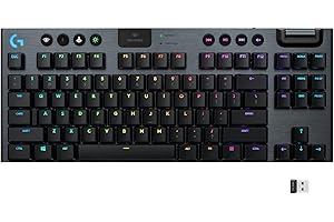Logitech G915 TKL Tactile: Wireless Tactile Keyboard for Seamless Gaming
