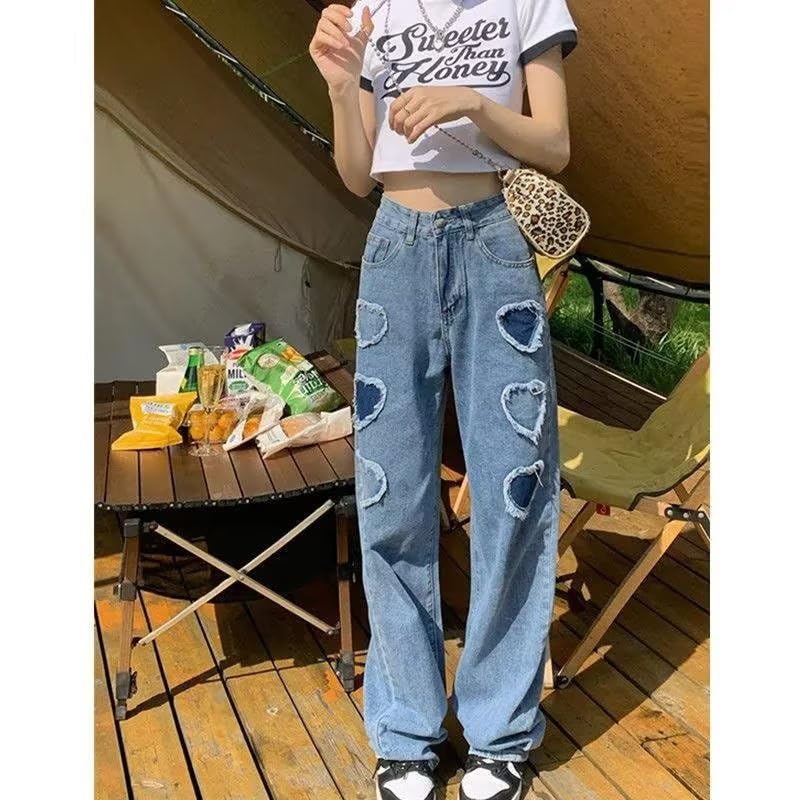 Spring Y2K Aesthetic Cargo Track Pants, Cyber Fairy Grunge Pants,Wide Leg Korean Trousers Joggers,Casual Kpop Pants4