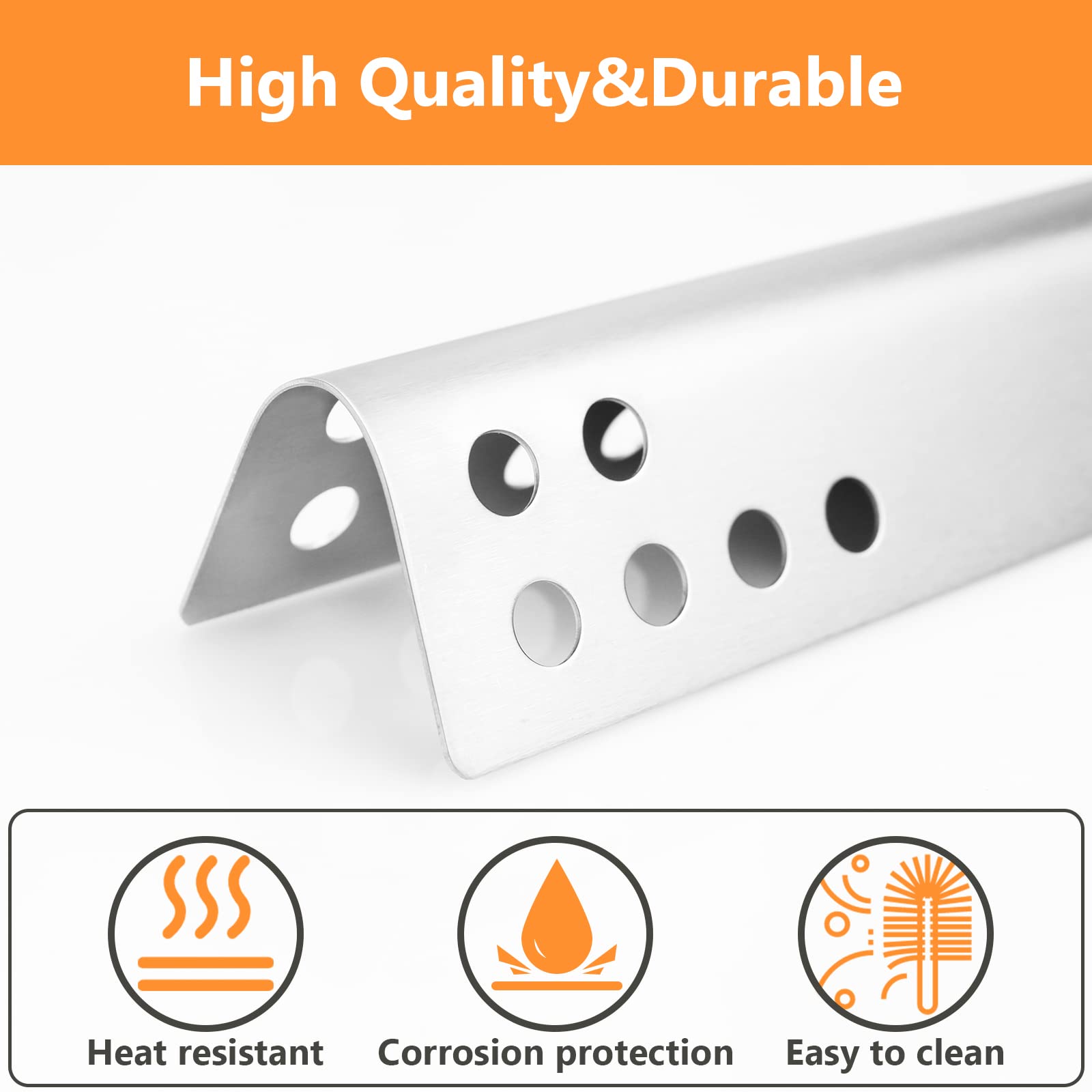 Hisencn Grill Replacement Parts for Charbroil Performance TRU-Infrared 2 Burner 463633316 463280219 463672416 463672019 463672016 463672219 Gas Grill,G466-2500-W1 Burner, G361-0003-W1,Heat Plates