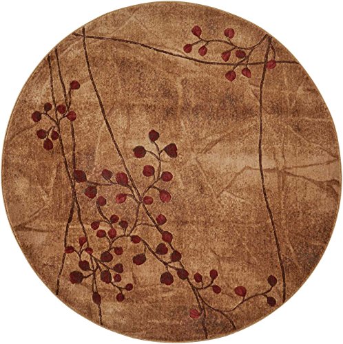 Nourisonsomersetrusticlatte79xroundarearugeasycleaningnonsheddingbedroomlivingroomdiningroomkitchen8round  Urban Country Home Decor Nourison somerset rustic latte 79 x round area rug easy cleaning non shedding bed room living room dining room kitchen 8 round  urban country home decor