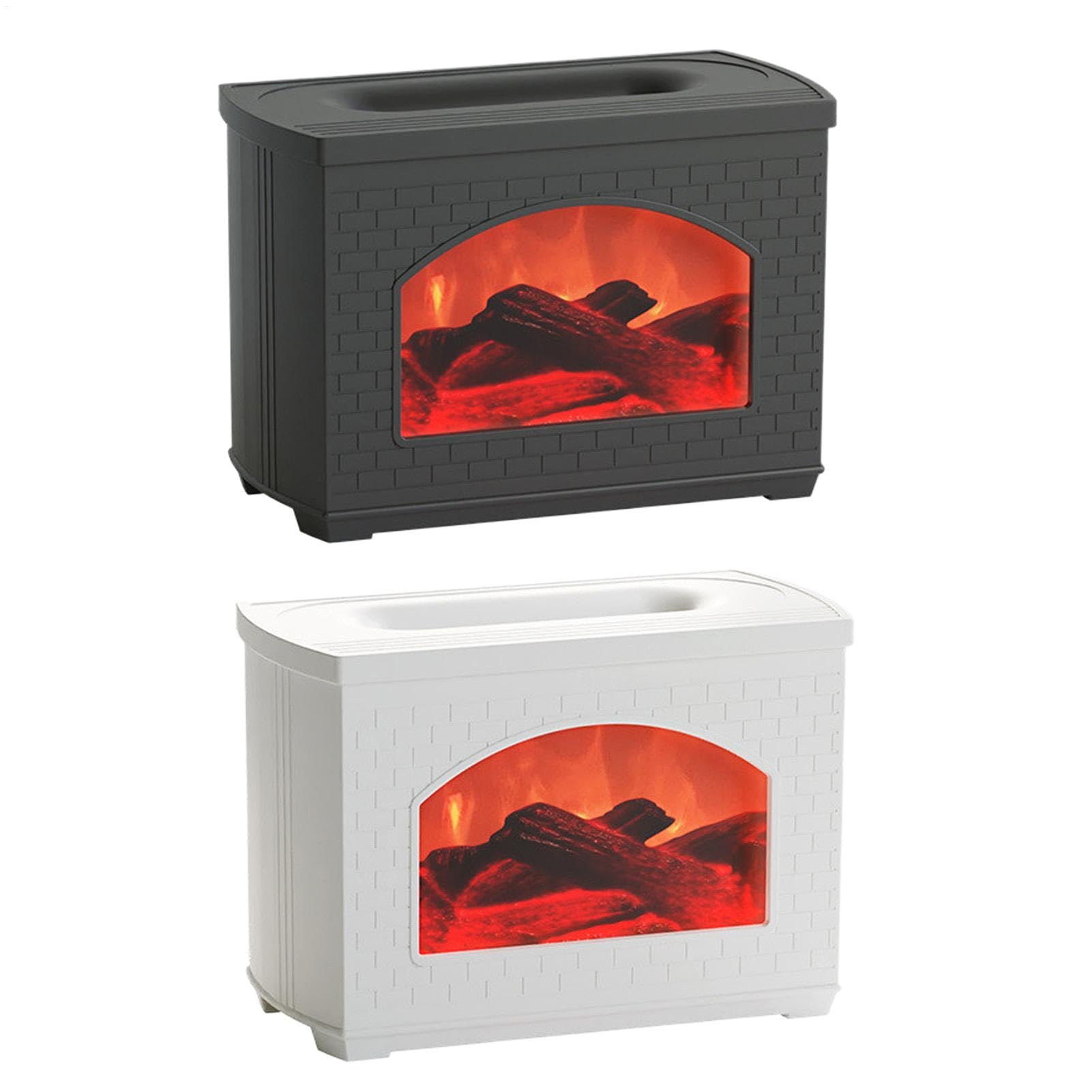 Humidificateur ultrasonique style cheminée pour décoration moderne