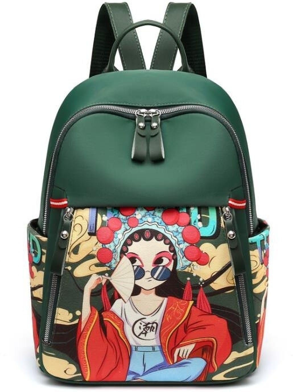 jaisom Stylish Women's Fashion Backpack Purses Multipurpose Design Handbags and Shoulder Bag (FK SH_TRIOD-Green hoc_BZ)-picture-26